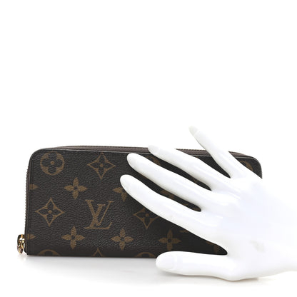 Louis Vuitton Monogram Clemence Wallet Rose Ballerine 2 of 6