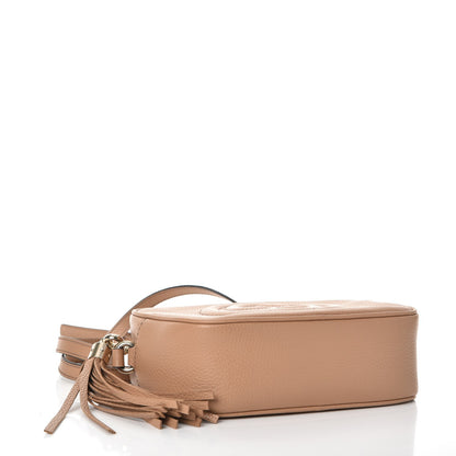 Gucci Pebbled Calfskin Small Soho Disco Bag Camelia 4 of 10