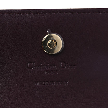 Christian Dior Lambskin Cannage Miss Dior Glycine Wallet Deep Fuchsia 6 of 8