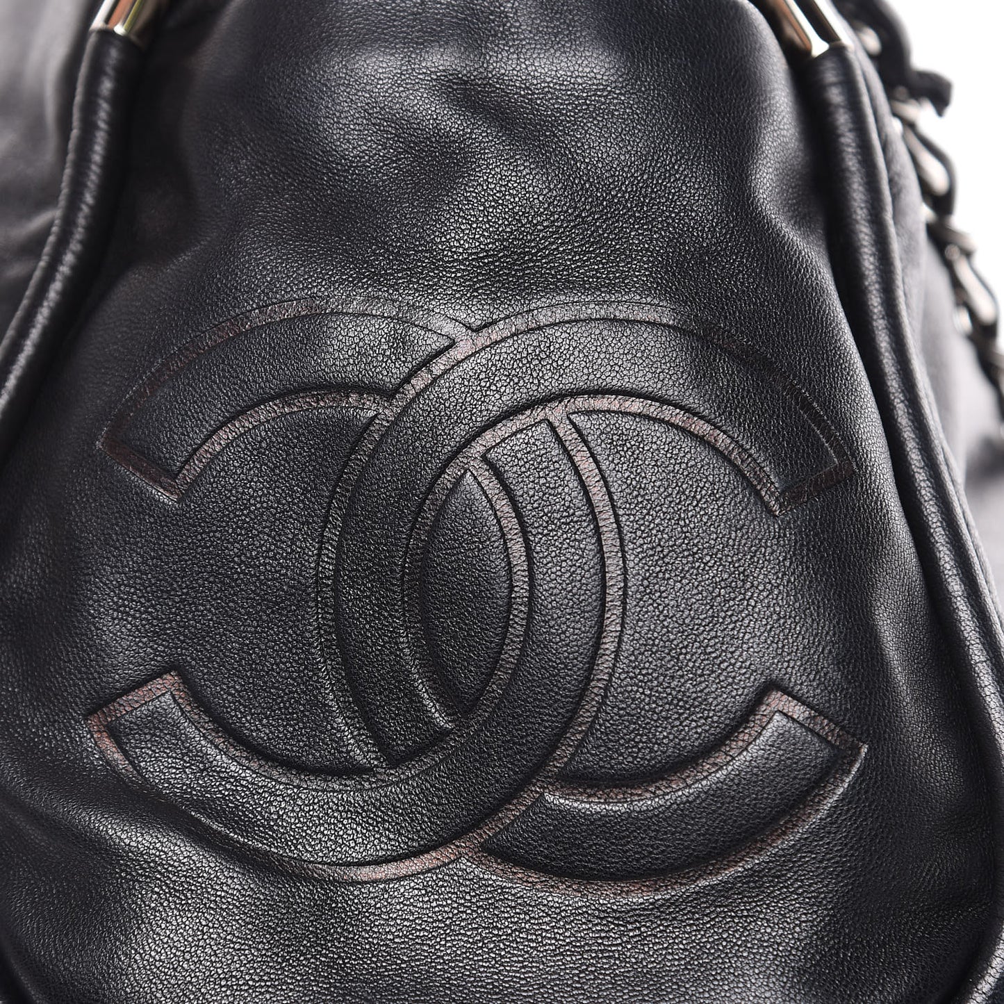 Lambskin Large Ultimate Soft Tote Black