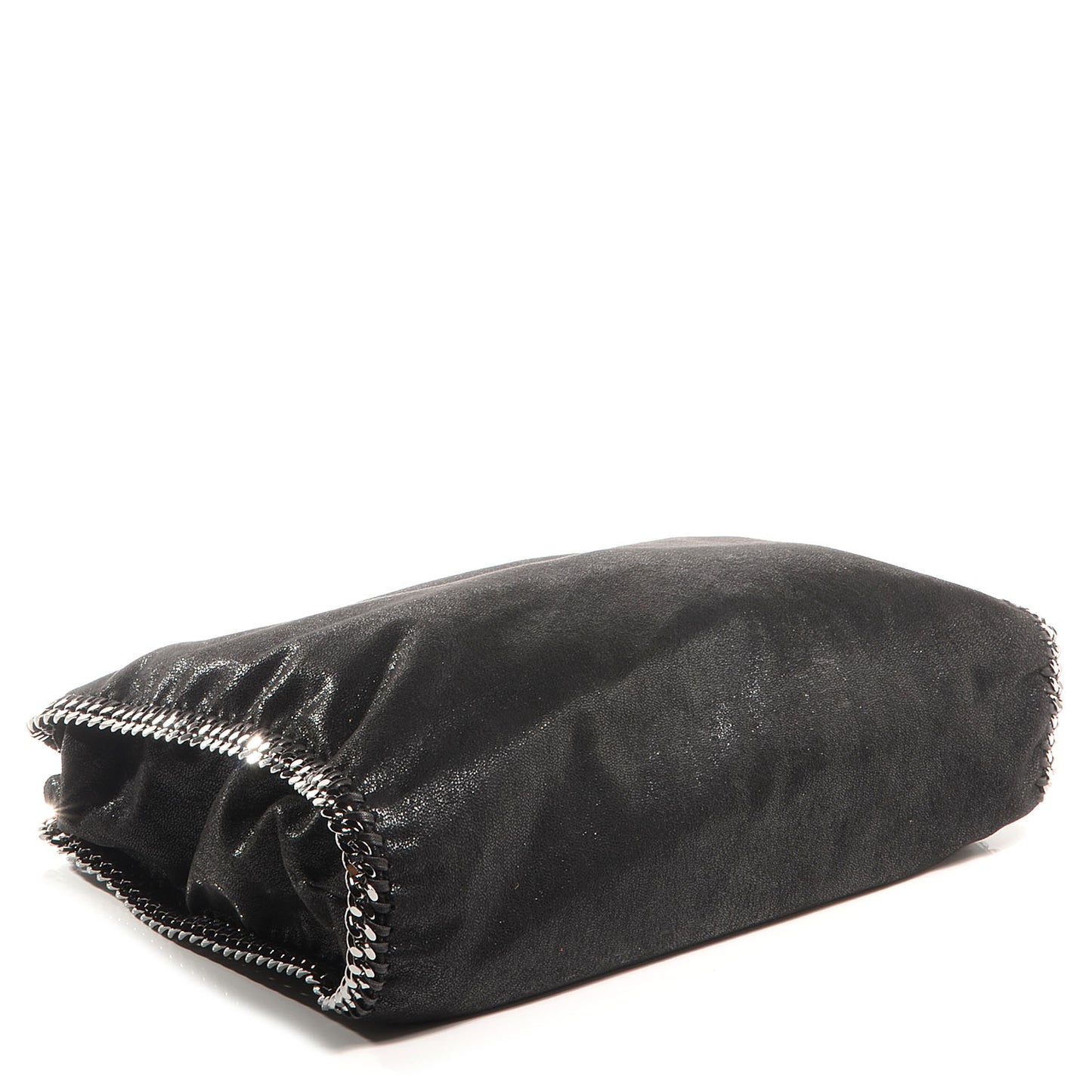 Faux Leather Shaggy Deer Big Falabella Black