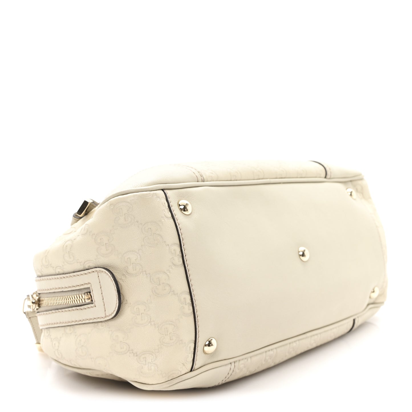 Guccissima Small Princy Satchel Off White