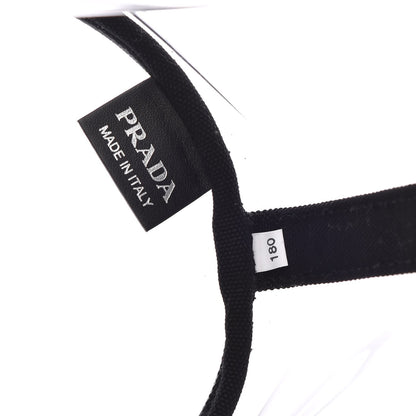 Prada Plexiglass Calfskin Small Shopper Tote Black 7 of 8
