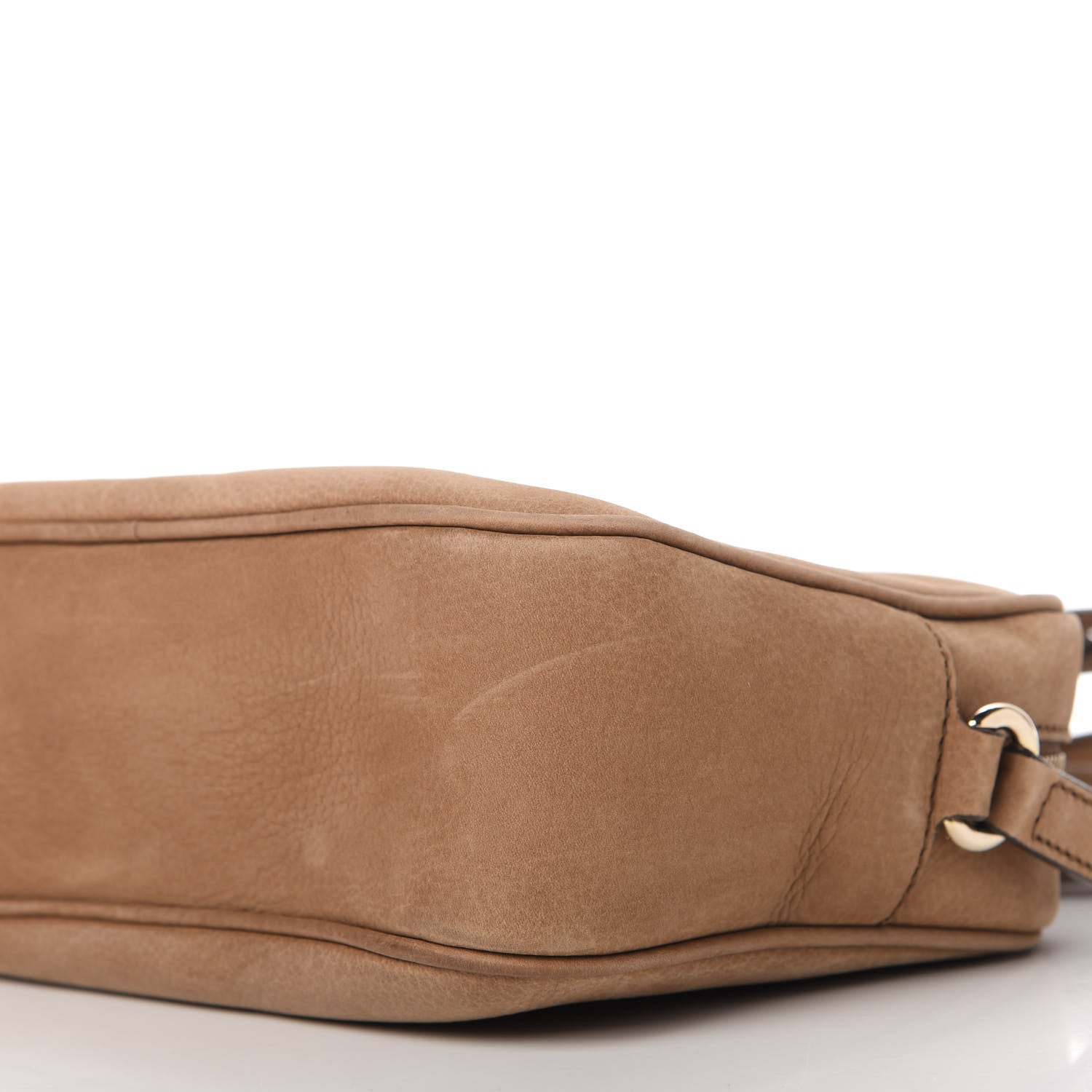 Gucci Vitello Range Small Soho Disco Bag New Fango 7 of 10