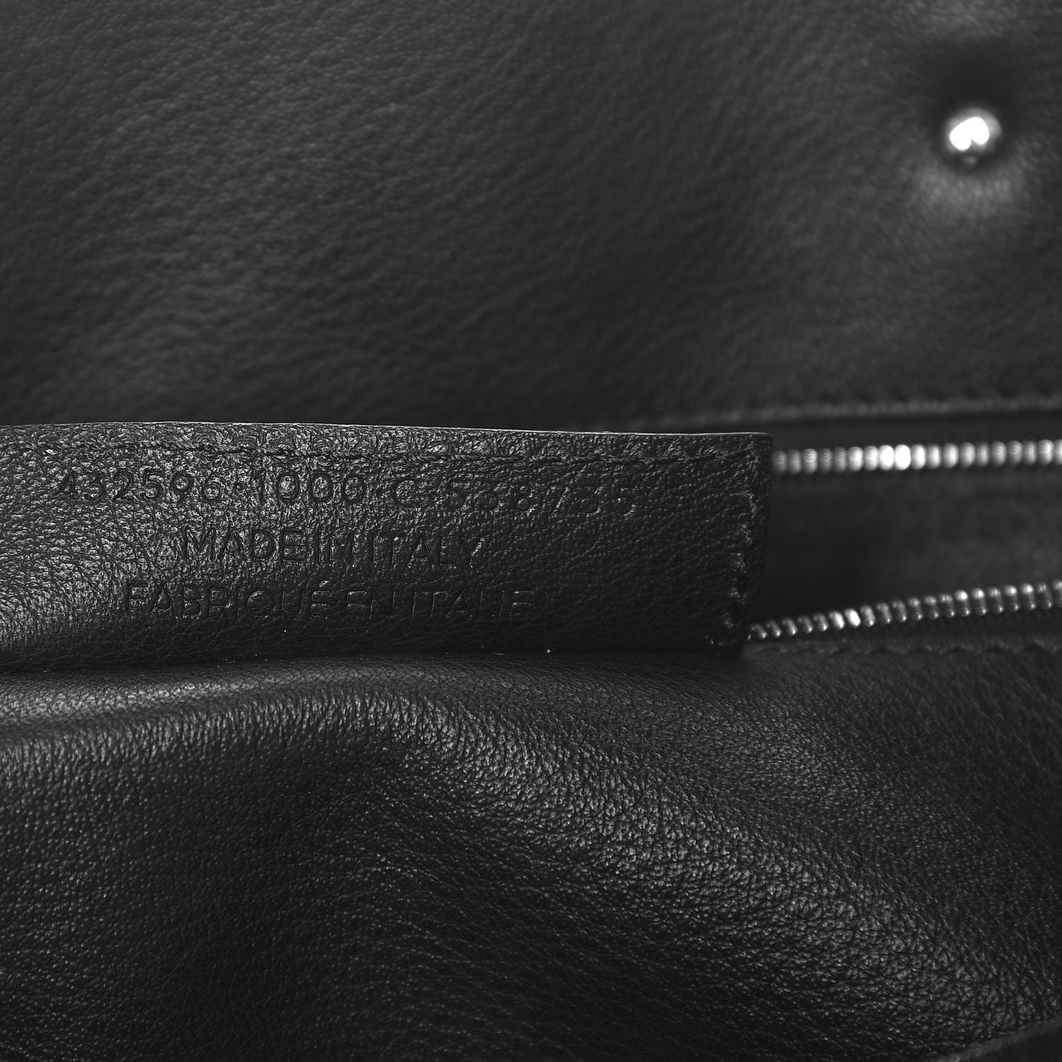 Balenciaga Veau Papier B4 Zip Around Tote Black 8 of 10