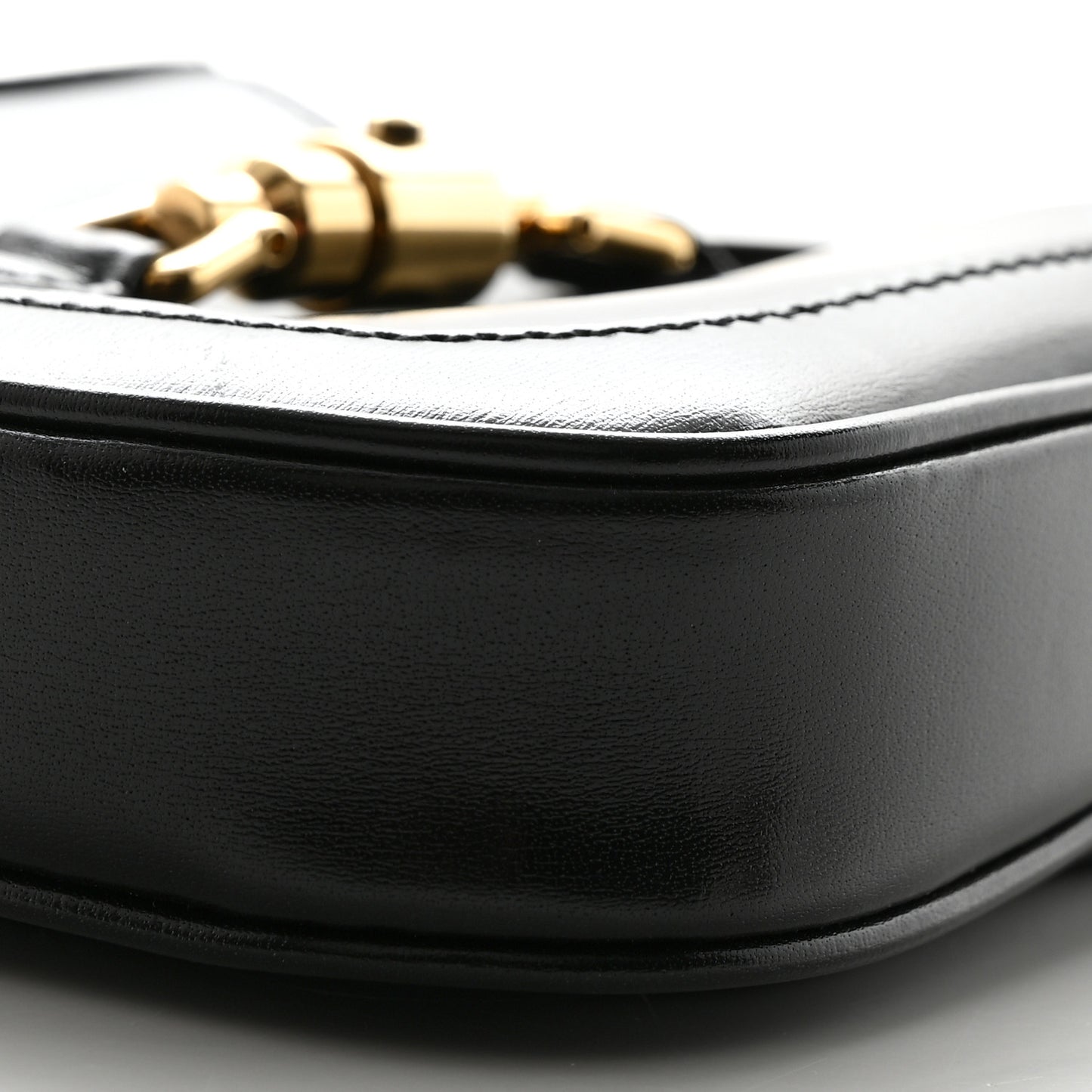 Boarded Dyana Lux Calfskin Super Mini Jackie 1961 Hobo Black