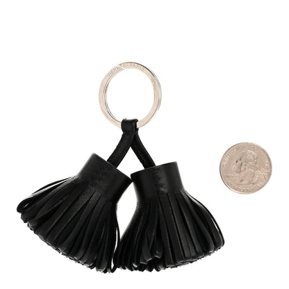 Hermes Lambskin Carmen Uno-Dos Key Holder Black 2 of 7