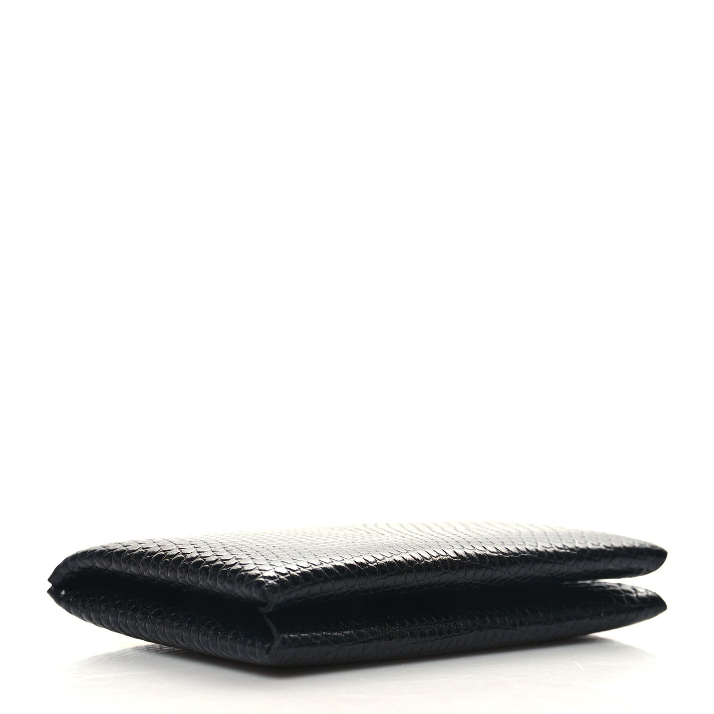 Lizard Calvi Card Case Black