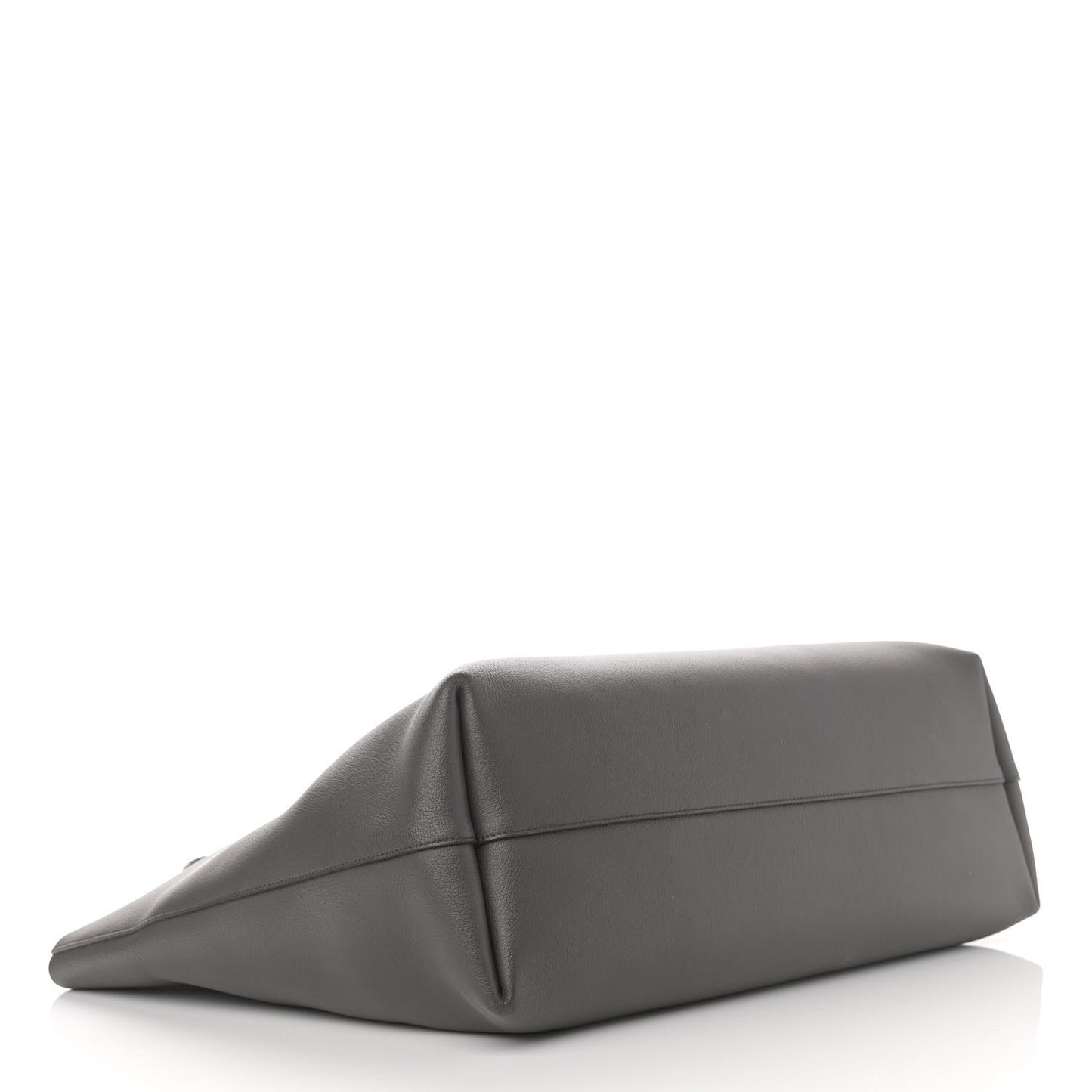 Calfskin Large Shopping Tote Asphalt