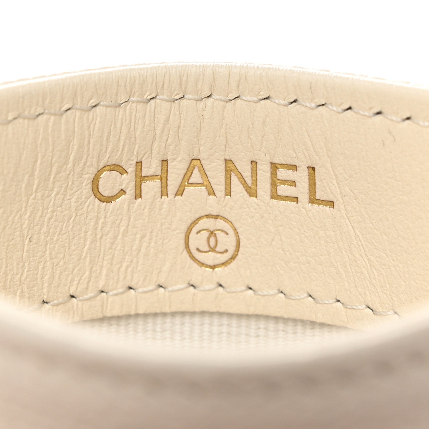 Chanel Caviar Quilted Card Holder White 6 of 13
