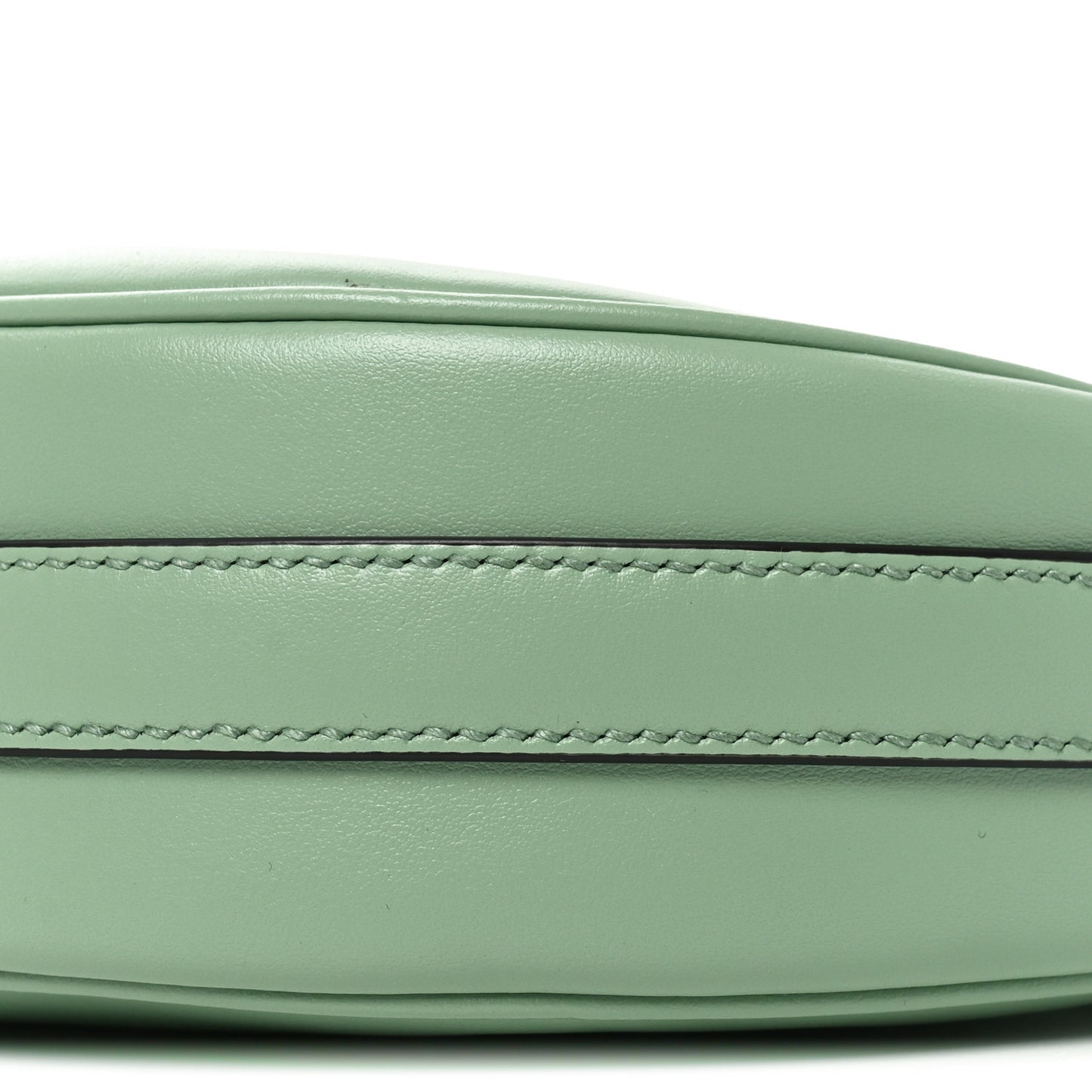 Soft Calfskin Arque Shoulder Bag Acquamarina
