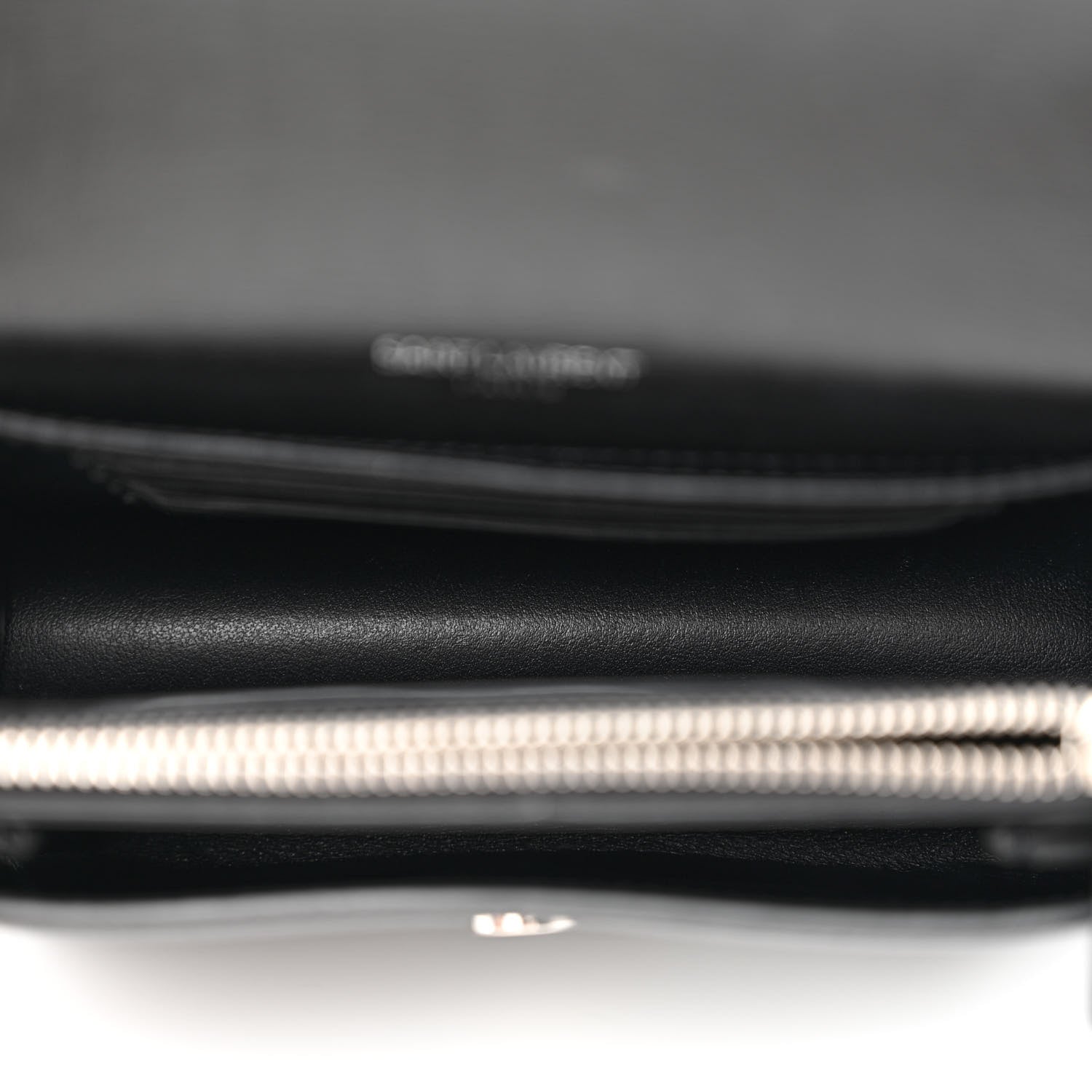 Saint Laurent Calfskin Monogram Sunset Chain Wallet Black 5 of 10