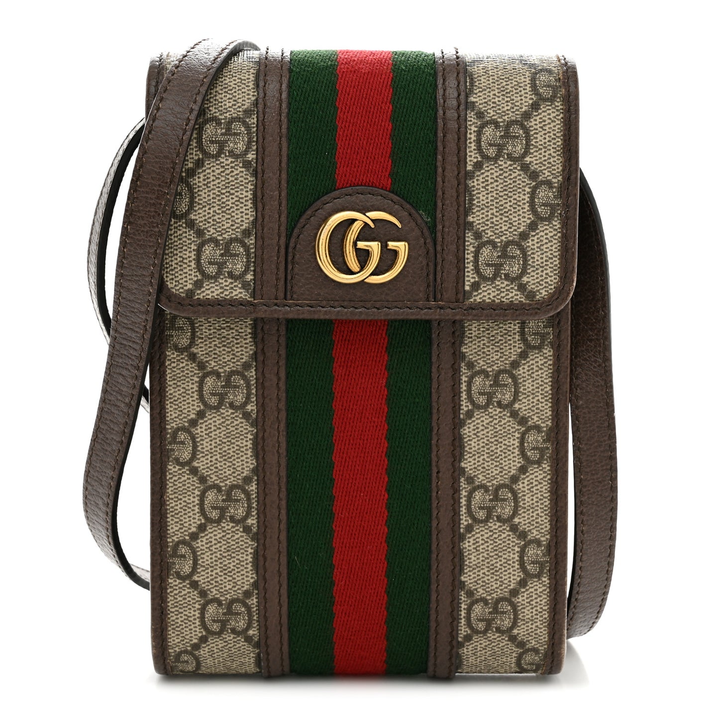 GG Supreme Monogram Web Mini Ophidia Crossbody Bag Beige New Acero Acero