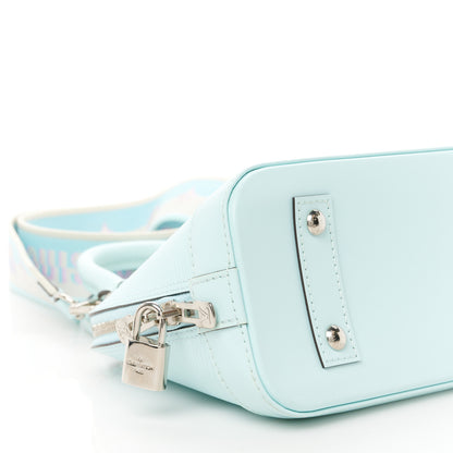 Louis Vuitton Epi Jacquard Alma BB Lagoon Blue 9 of 10