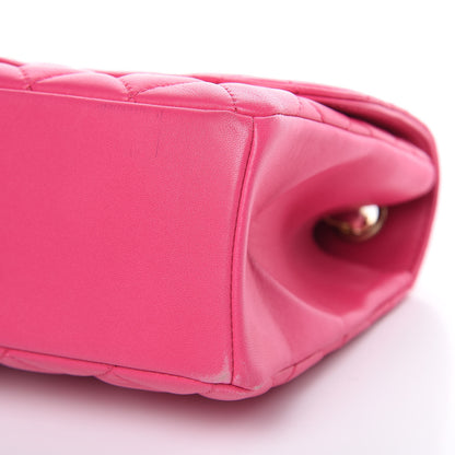 Chanel Lambskin Quilted Medium Mademoiselle Chic Flap Pink 9 of 17