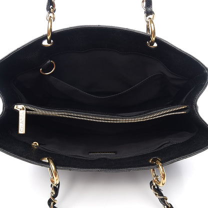 Chanel Caviar Quilted Grand Shopping Tote GST Black 4 of 10