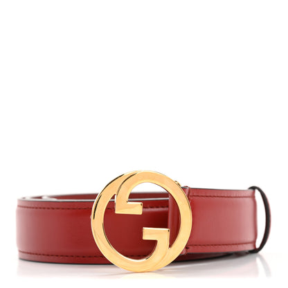 Gucci Ciny Lux Calfskin Blondie 30mm Belt 85 34 Rubicund 1 of 5