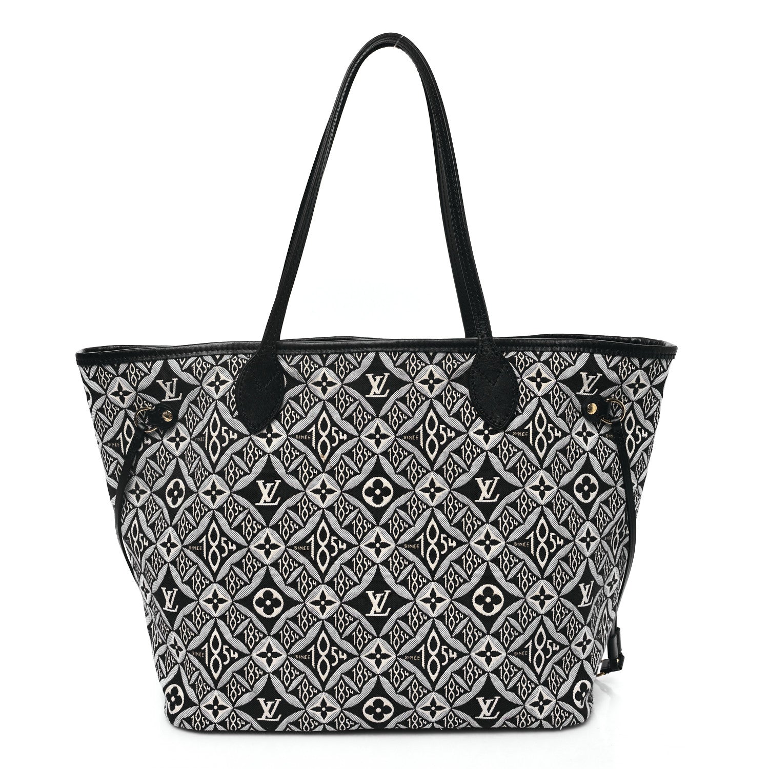 Louis Vuitton Jacquard Since 1854 Neverfull MM  Grey 1 of 11