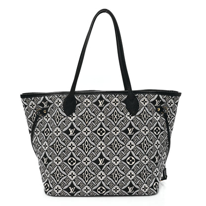 Louis Vuitton Jacquard Since 1854 Neverfull MM  Grey 1 of 11