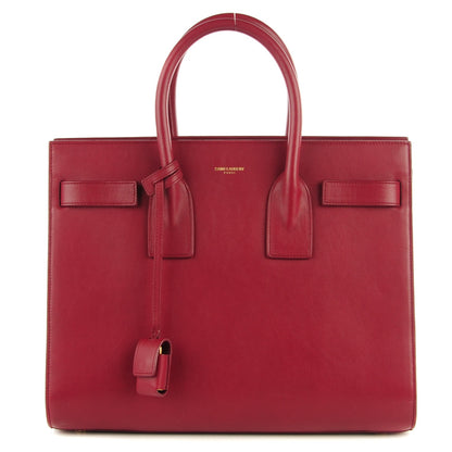 Saint Laurent Calfskin Small Sac De Jour Oxblood 1 of 8