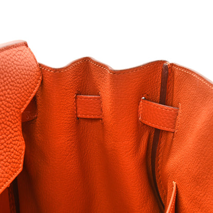 Hermes Togo Birkin 35 Orange 14 of 34