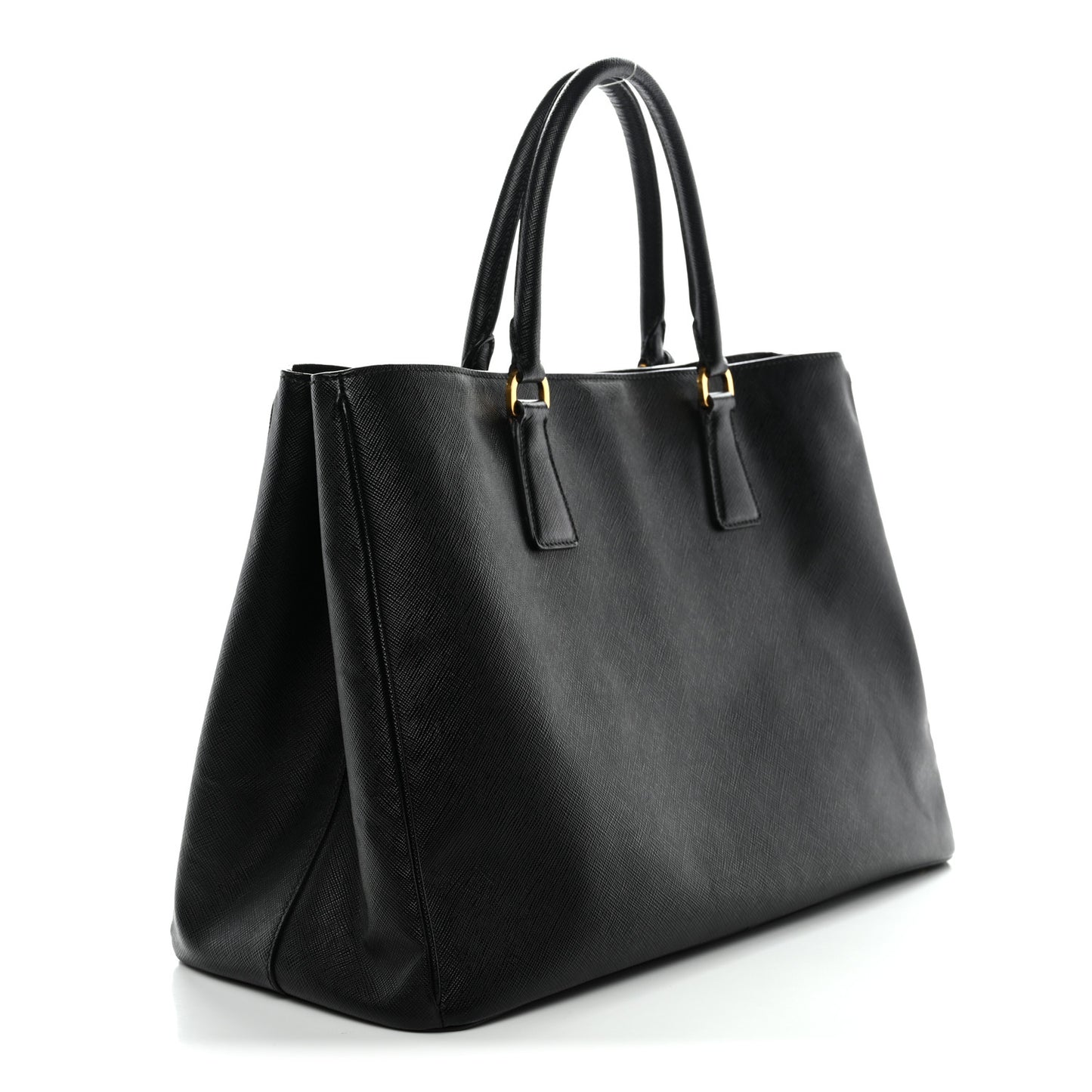Saffiano Lux Large Tote Black