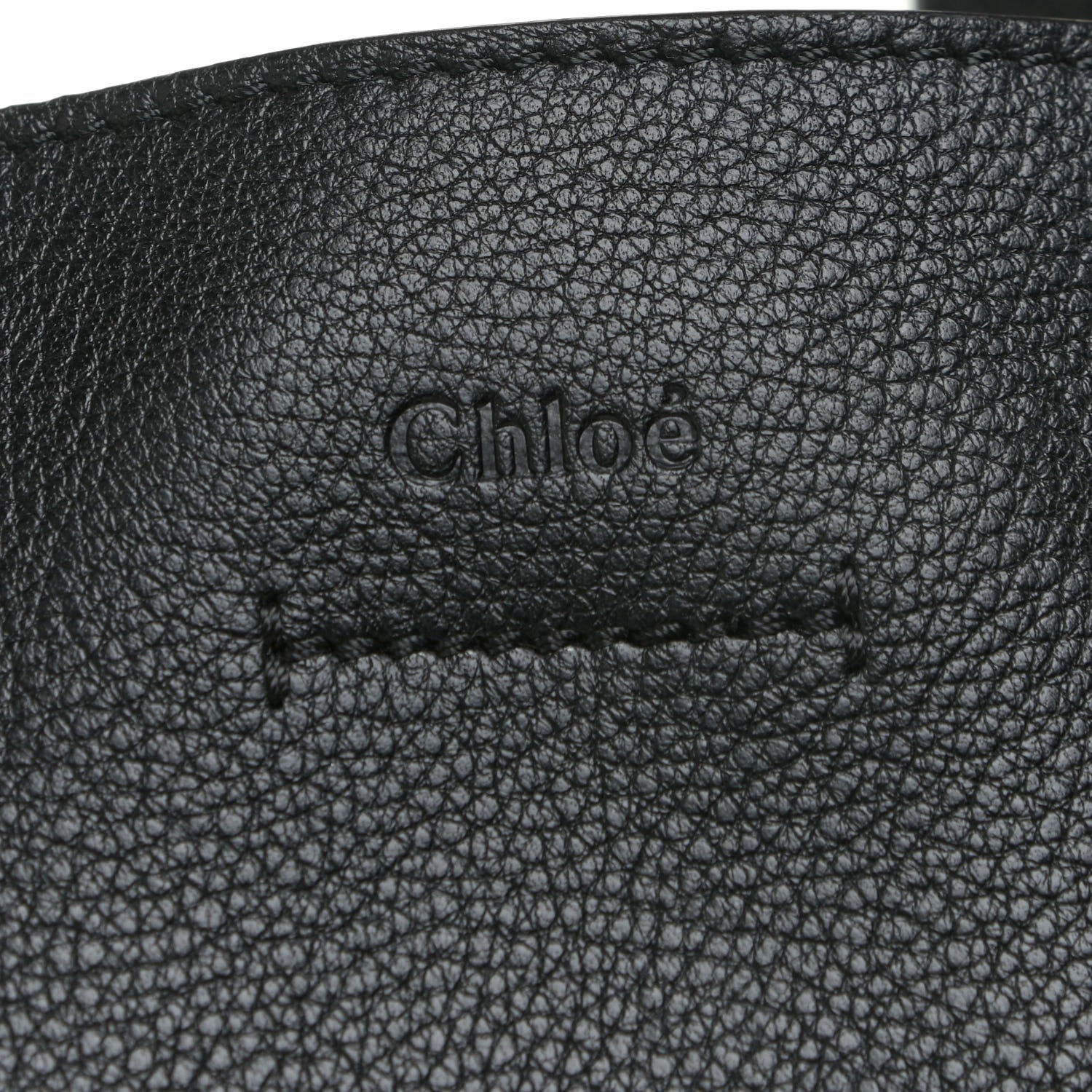 Chloe Smooth Calfskin Medium Milo Shopping Tote Black 10 of 12