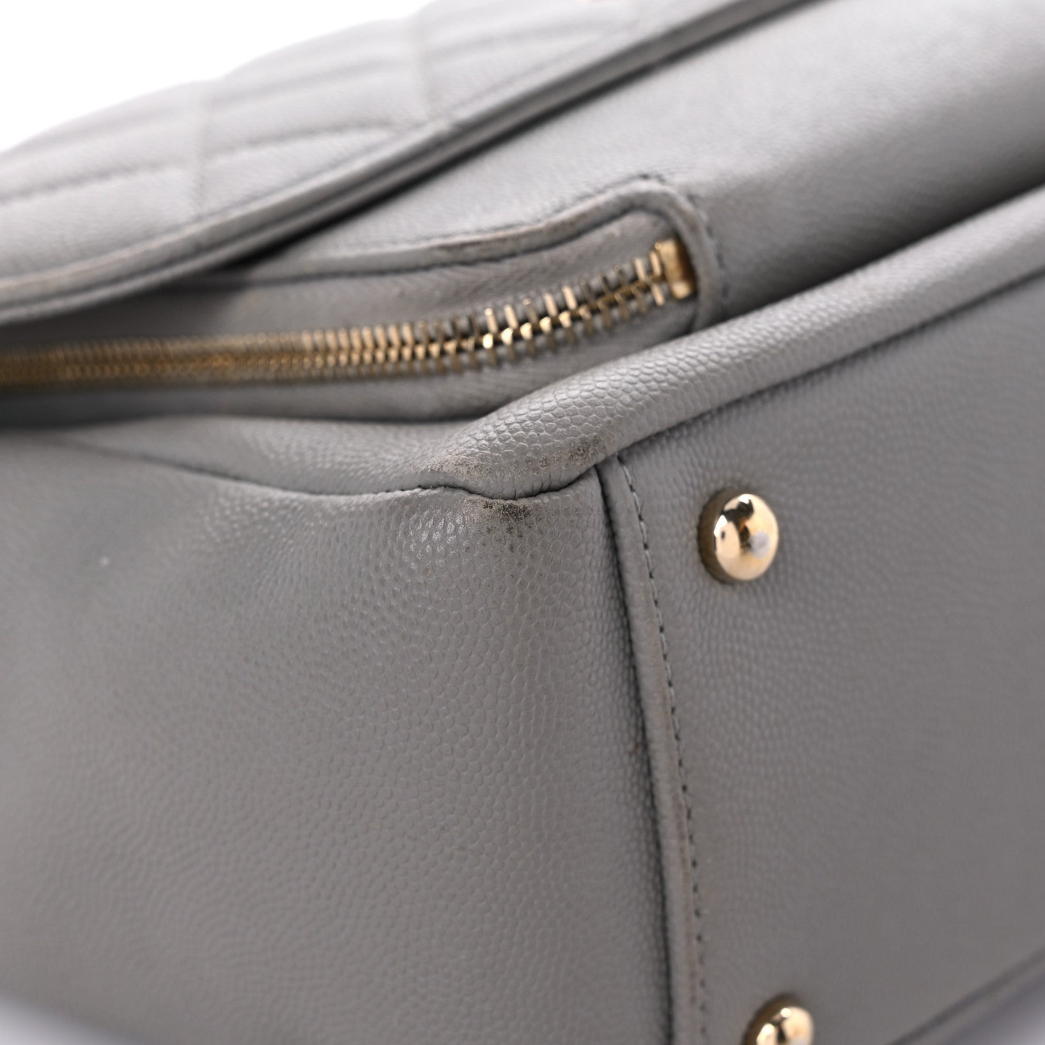 Chanel Caviar Quilted Large Business Affinity Flap Grey 8 of 23