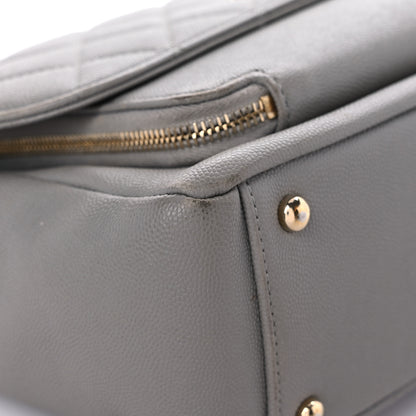 Chanel Caviar Quilted Large Business Affinity Flap Grey 8 of 23
