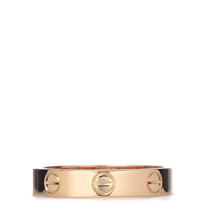 Cartier 18K Yellow Gold 3.5mm LOVE Wedding Band Ring 53 6.25 1 of 5