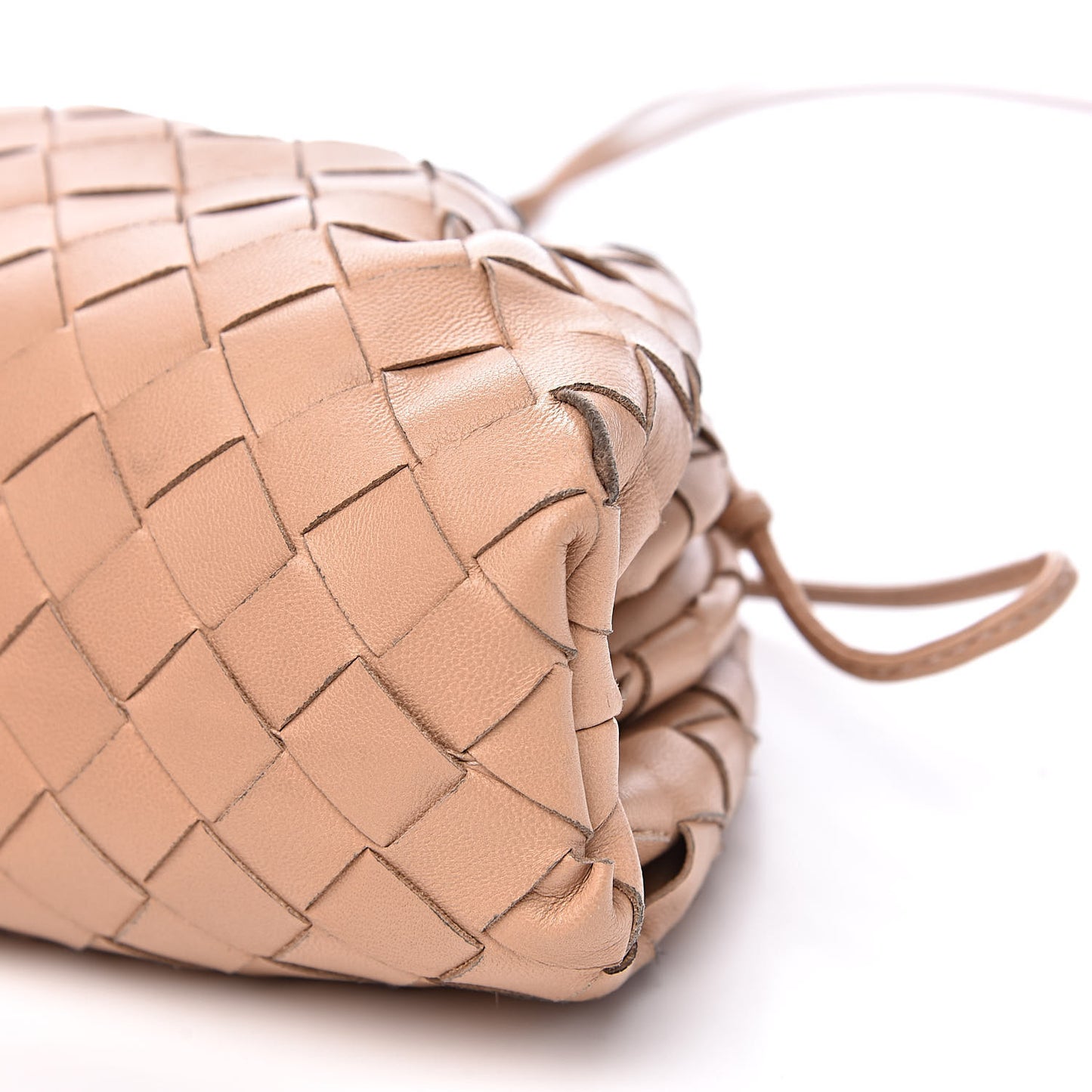 Nappa Intrecciato The Mini Pouch Almond