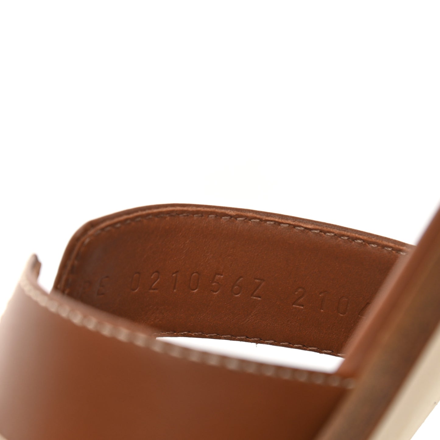 Box Calfskin Oran Sandals 39 Gold