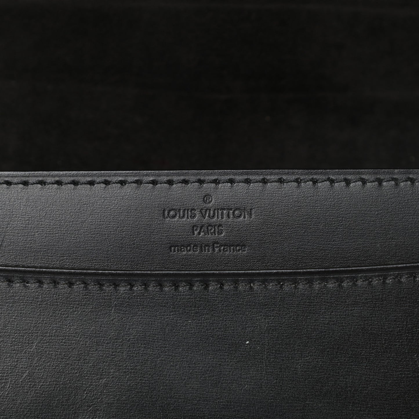 Calfskin Chain Louise MM Black
