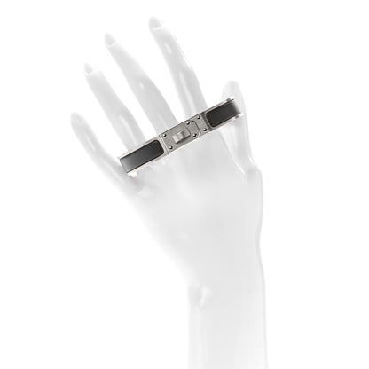 Hermes Matte Enamel Mens Kelly Bracelet T5 Etain 2 of 5