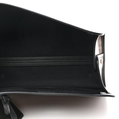 Fendi Glazed Fabric Vitello Century FF 1974 Stamp Patch Mini Peekaboo Defender Cover Mogano Panna Black 5 of 8