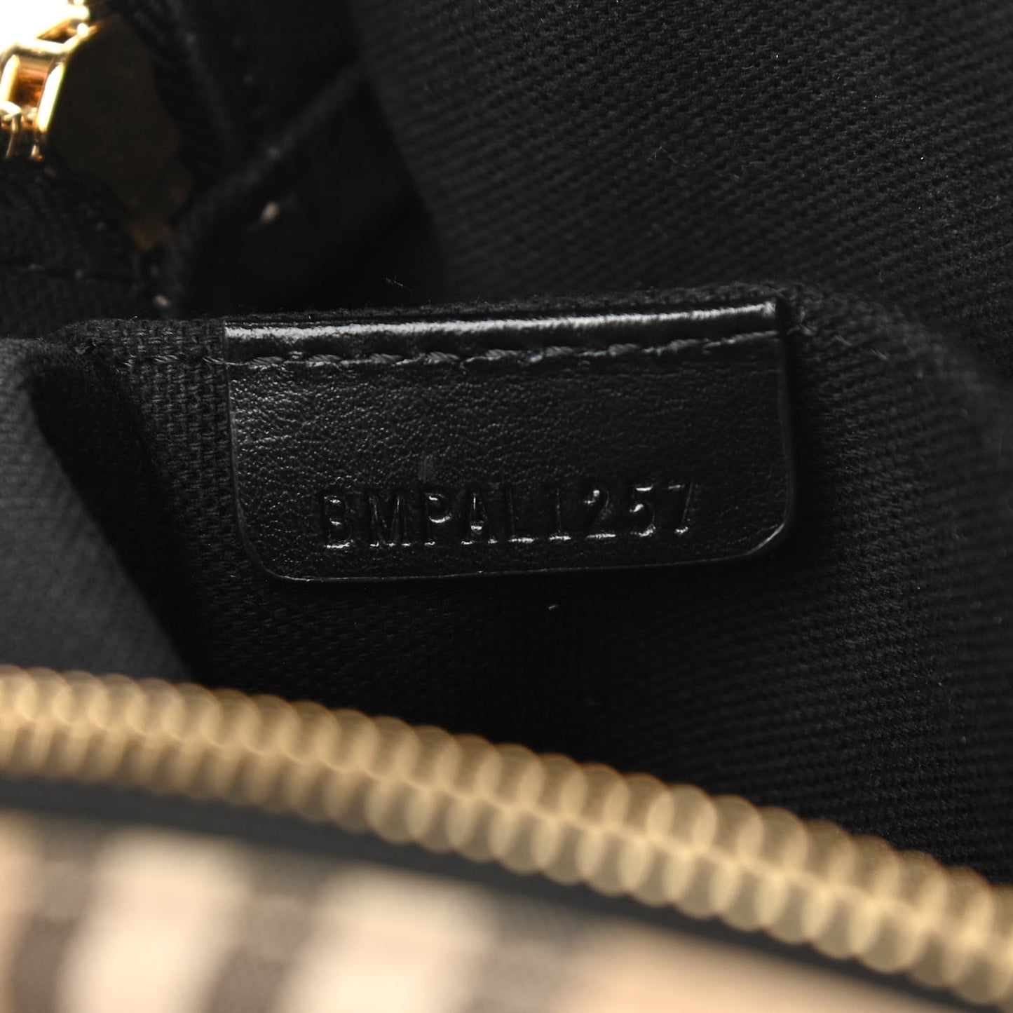 Calfskin Vintage Check Camera Bag Archive Beige