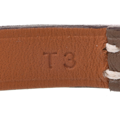 Hermes Swift Rivale Micro Bracelet T3 Etoupe 6 of 7