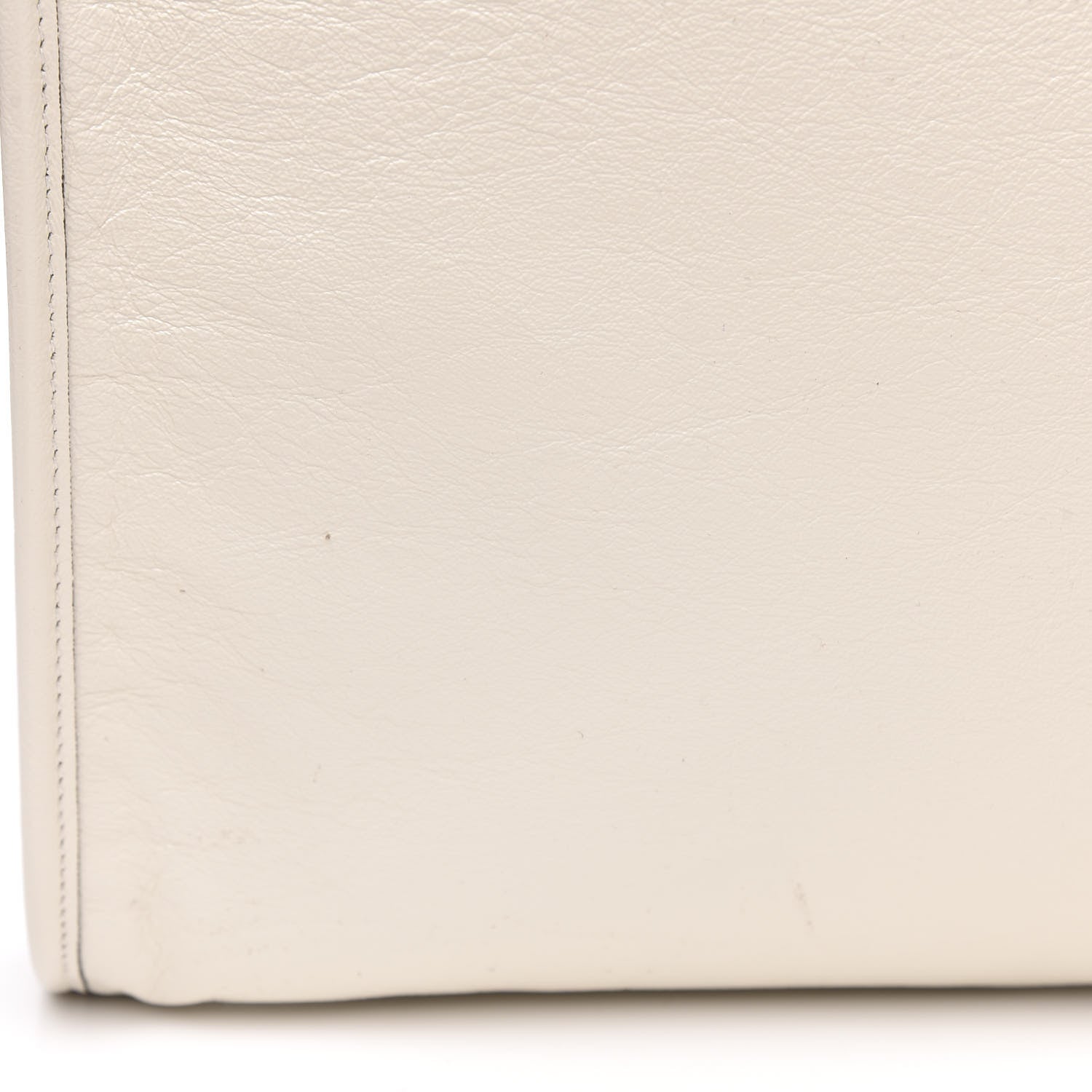 Gucci Calfskin Maxi Rajah Chain Tote White 10 of 11