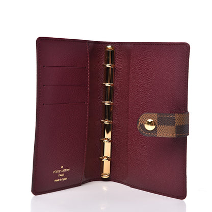 Louis Vuitton Damier Ebene Valise Small Ring Agenda Cover 4 of 5