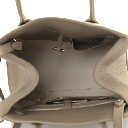 The Row Matte Grained Calfskin Soft Margaux 12 Dark Taupe 5 of 8