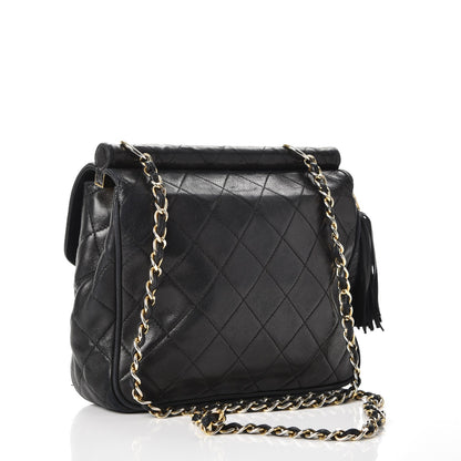 Chanel Lambskin Quilted Small Single Flap Black 3 of 15