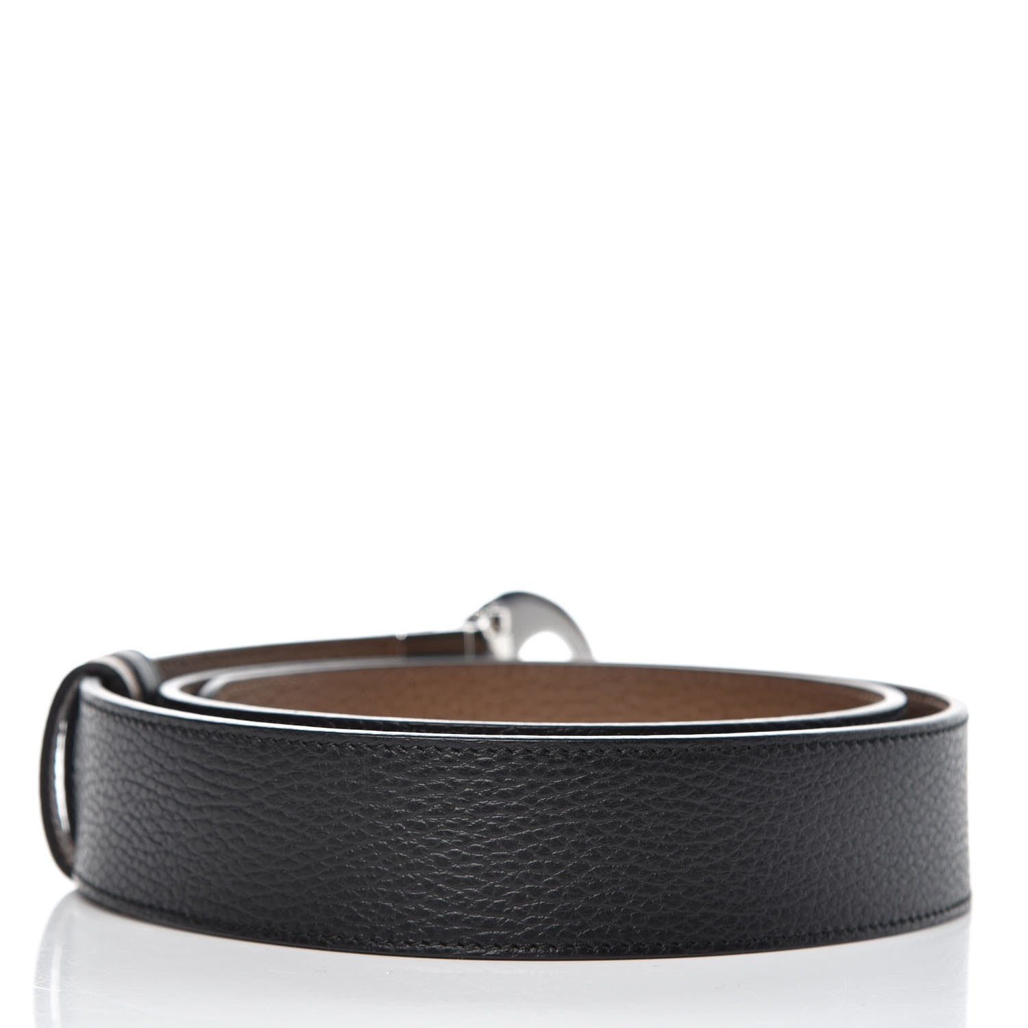 Gucci Calfskin 1973 Reversible Belt 100 40 Black Brown 4 of 7