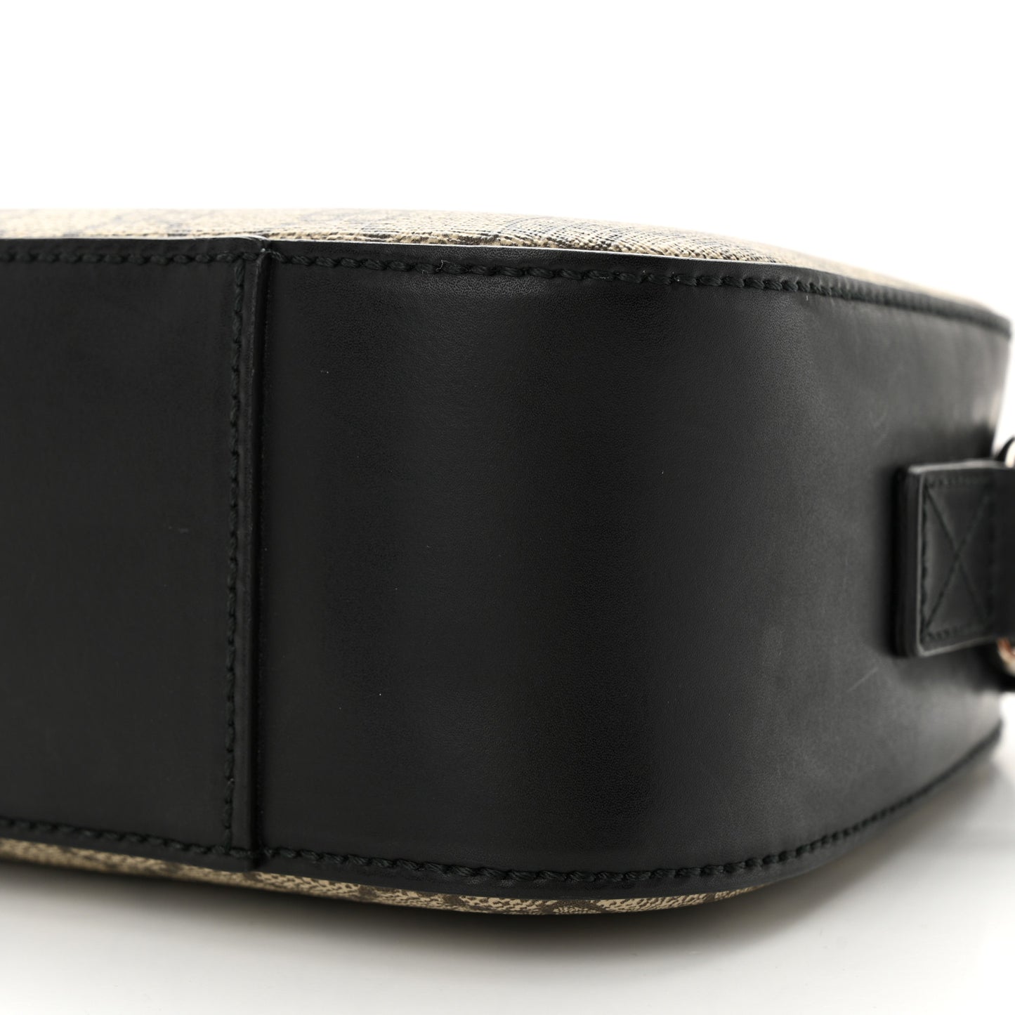 GG Supreme Monogram Camera Bag Beige Black