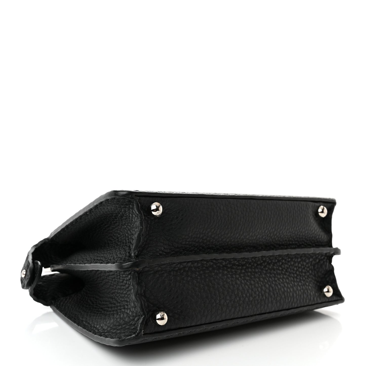 Cuoio Romano Selleria Small Peekaboo I SEE U Satchel Black Camel Sunflower