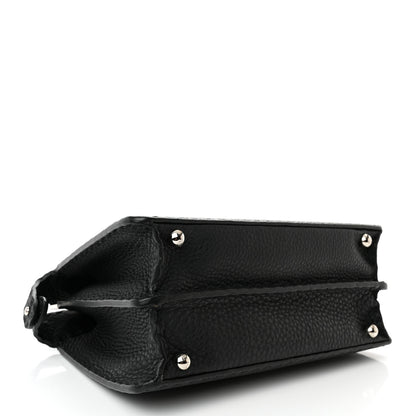 Fendi Cuoio Romano Selleria Small Peekaboo I SEE U Satchel Black Camel Sunflower 4 of 10