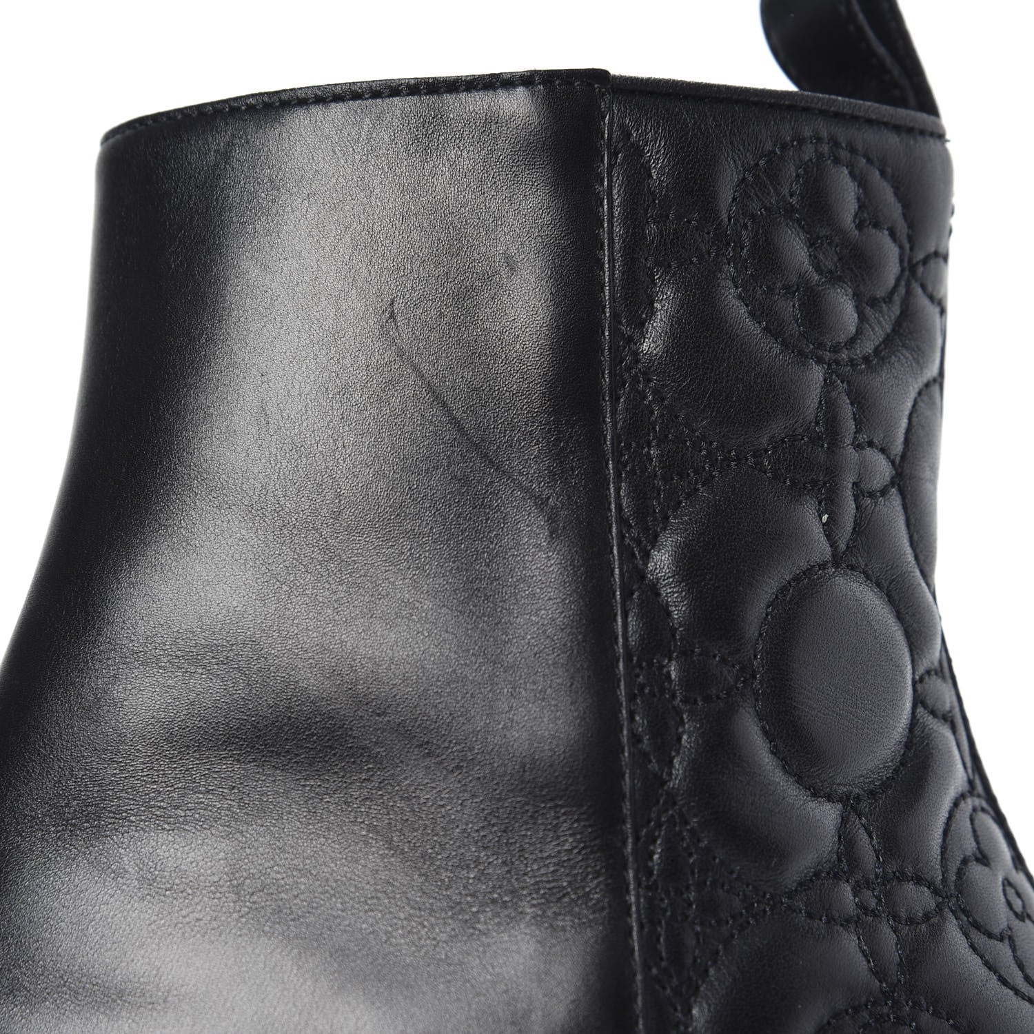 Louis Vuitton Lambskin Upstage Ankle Boots 36 Black 6 of 9