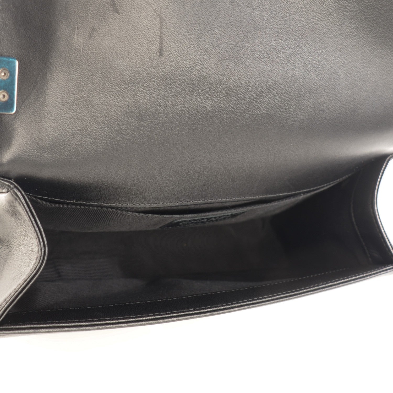 Chanel Lambskin Quilted Medium Boy Flap Black 8 of 9