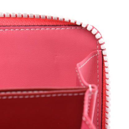 Valentino Garavani Lambskin Free Rockstud Spike Compact Zip Around Wallet Shadow Pink 8 of 8