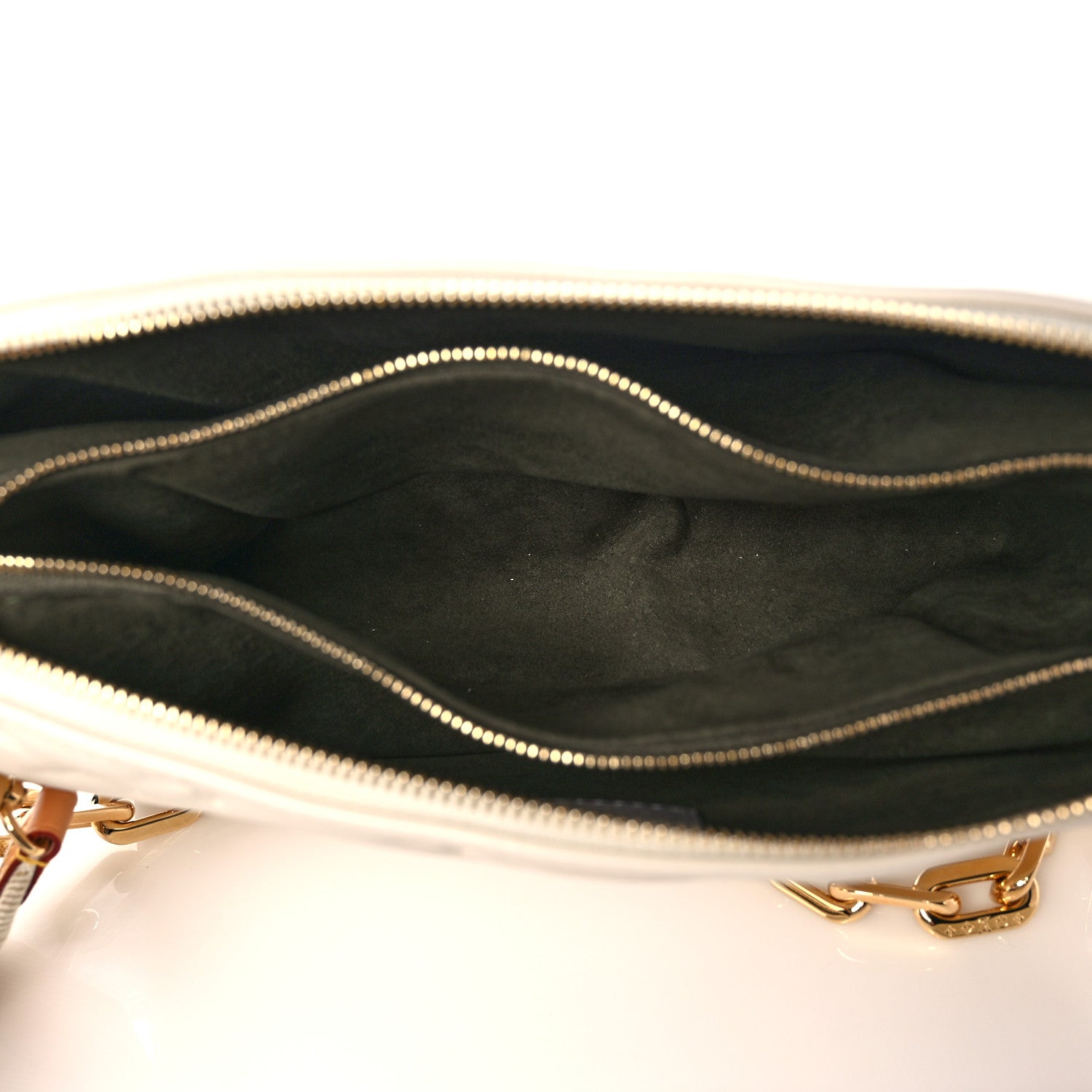 Louis Vuitton Lambskin Embossed Monogram Coussin PM Cream 5 of 9