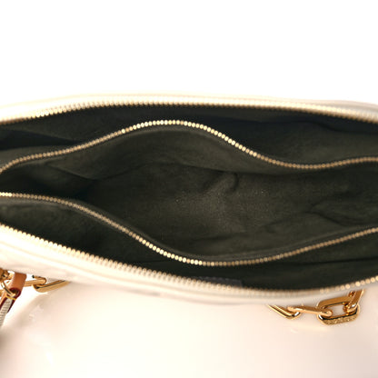 Louis Vuitton Lambskin Embossed Monogram Coussin PM Cream 5 of 9